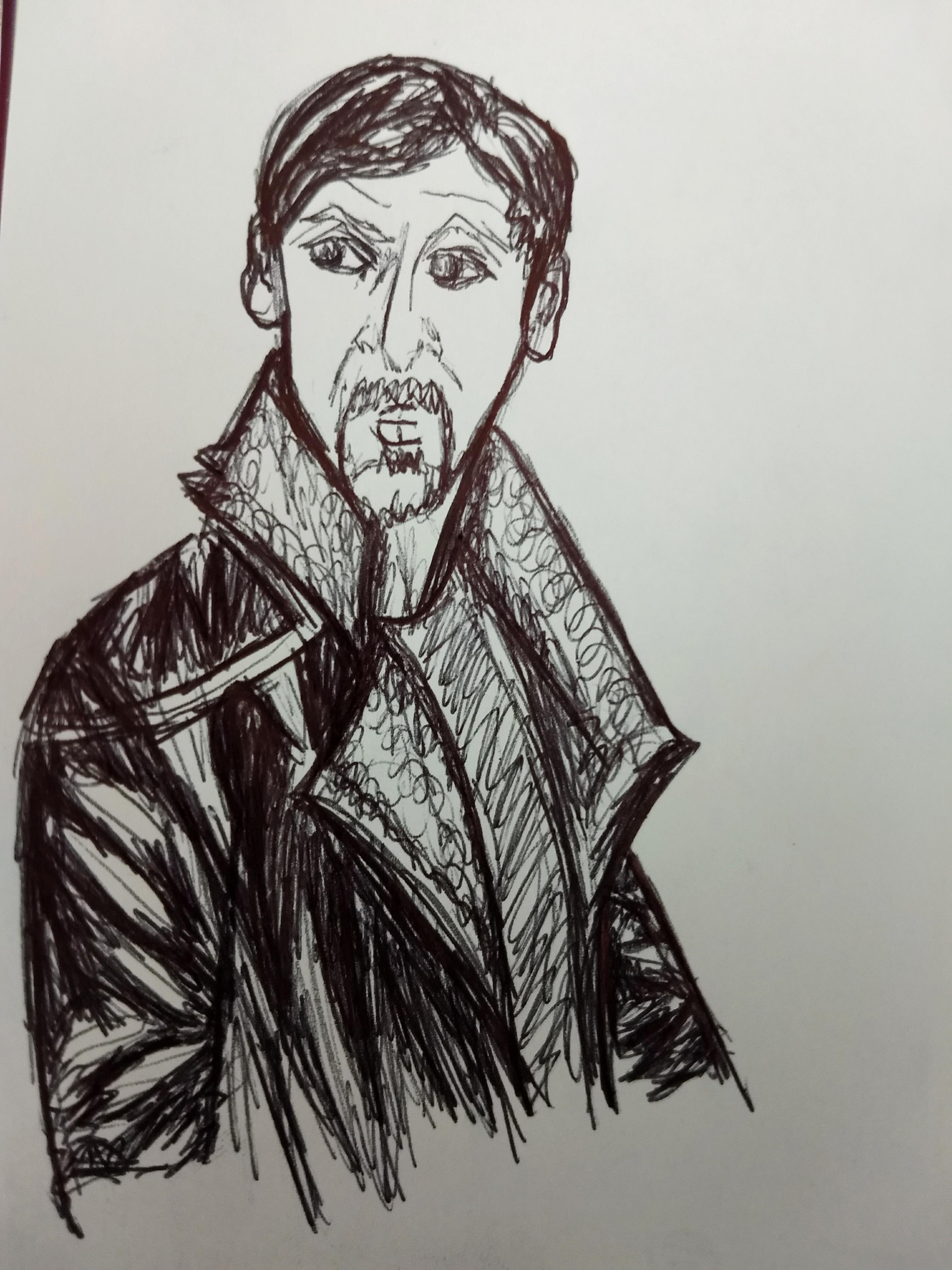 3024x4032 My Poorly Attempt To Make A Sketch Of Ryan Gosling In The Upcoming - Gosling Drawing
