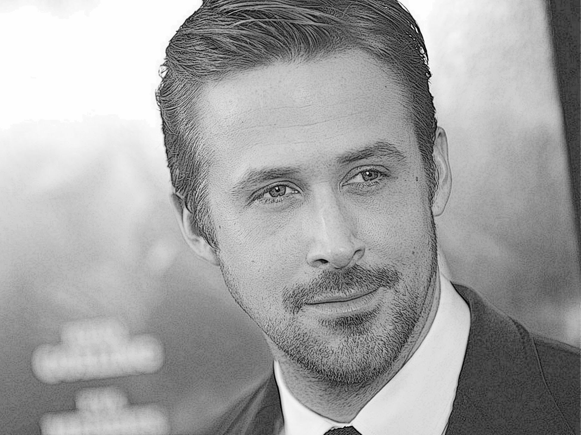 1951x1463 Ryan Gosling Drawing Drawing Skill - Gosling Drawing