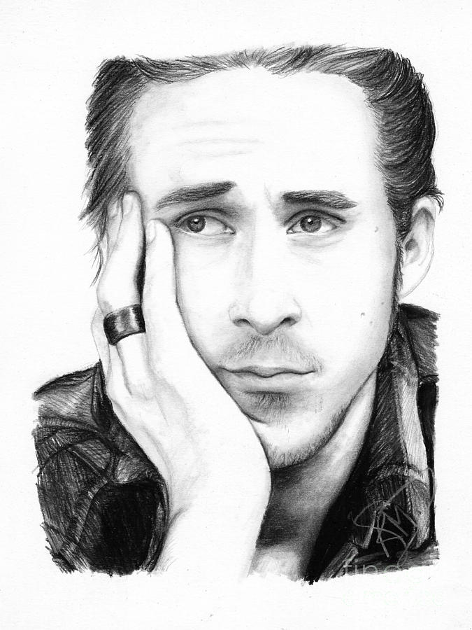 675x900 Ryan Gosling Drawing - Gosling Drawing