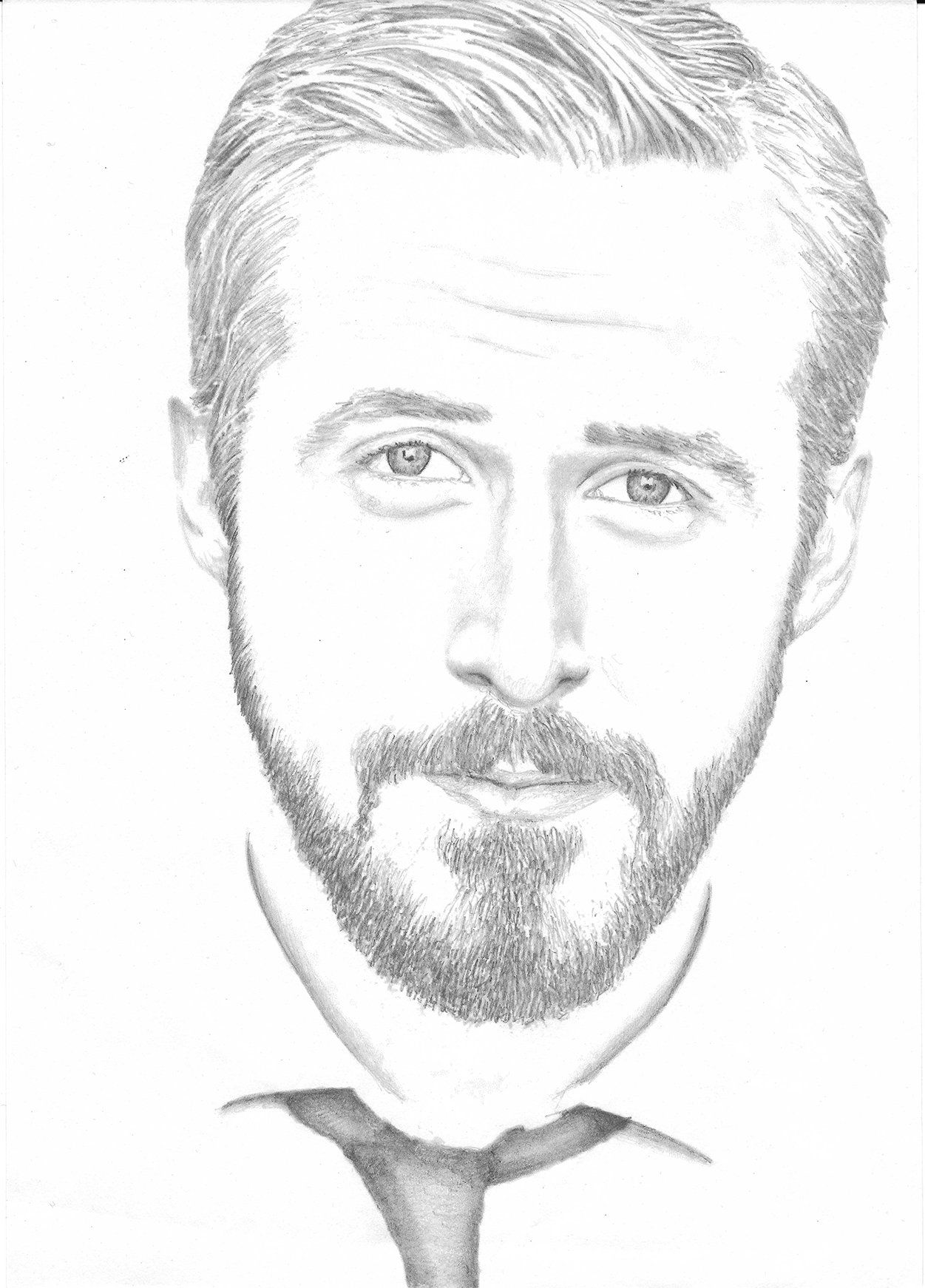 1251x1742 Iamdwaine On Karakalem Resim Art Sketches, Drawings, Celebrity - Gosling Drawing