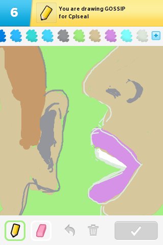 320x480 Gossip Drawings - Gossip Drawing