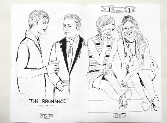 570x419 Gossip Girl Drawing Drawing Skill - Gossip Drawing