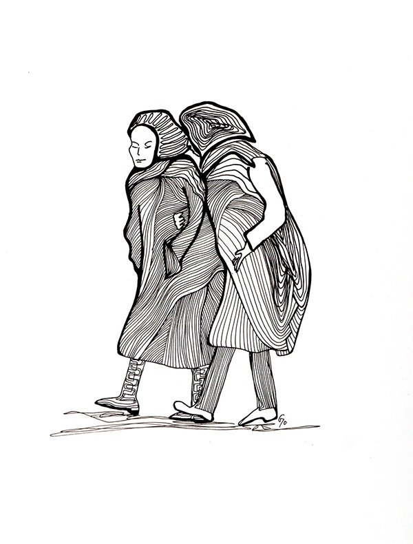 600x790 Gossip On Student Show - Gossip Drawing