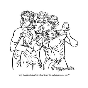 300x300 Three Women Gossip Drawing - Gossip Drawing