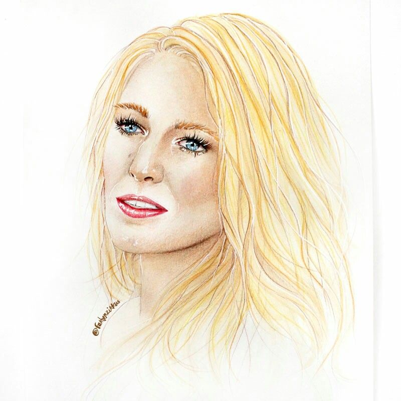 800x800 drawing of the cool and beautiful serena van der woodsen - Gossip Girl Drawing