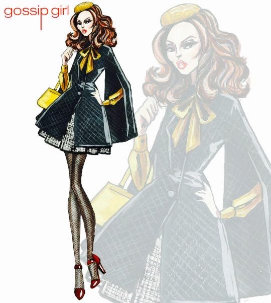 540x602 Fanarts Gossip Girl Amino - Gossip Girl Drawing