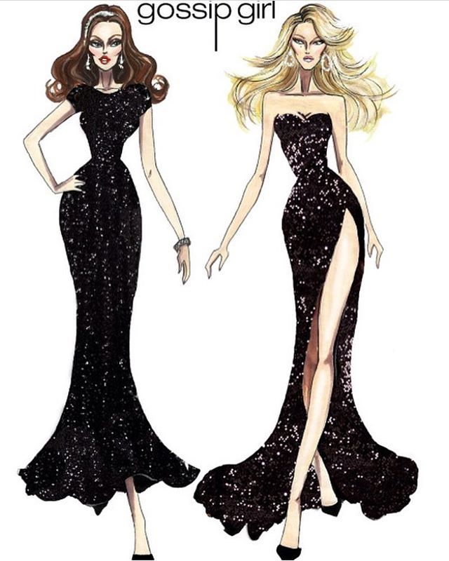 640x800 I Love This - Gossip Girl Drawing