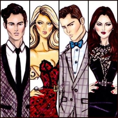 400x400 Xoxo Gossip Girl - Gossip Girl Drawing