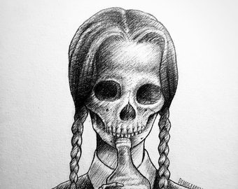 340x270 goth girl etsy - Goth Girl Drawing