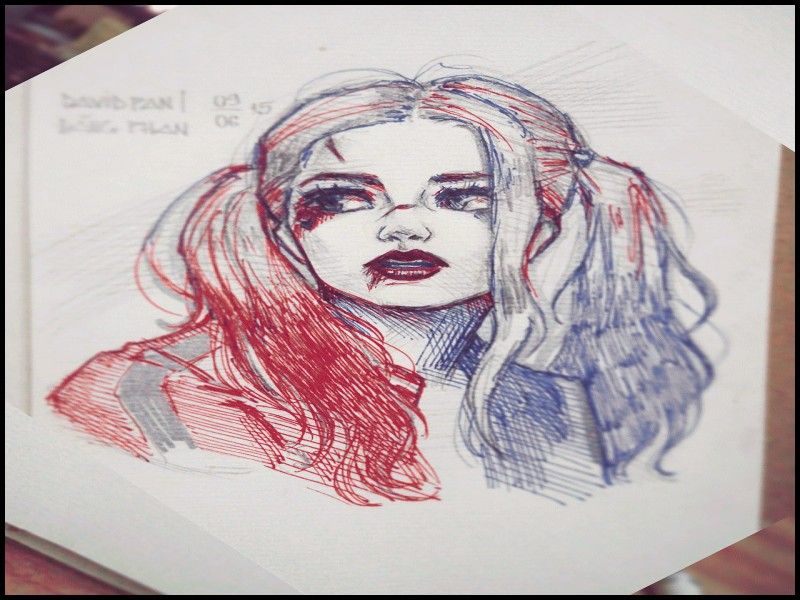 800x600 Fresh Harley Quinn Drawing Easy Best Drawing Book - Gotham City Drawing Easy
