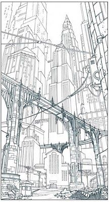 216x400 best gotham architecture images knights, dark knight, cartoons - Gotham City Drawing Easy