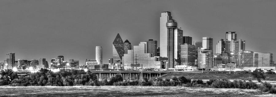 900x318 Dallas The New Gotham City Photograph - Gotham City Skyline Drawing