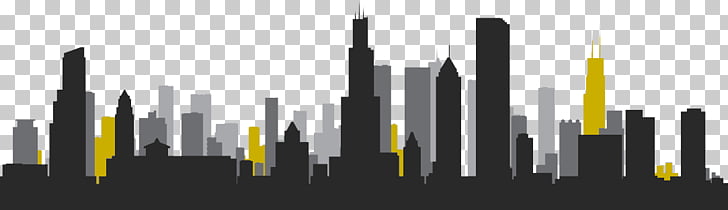 728x210 Chicago Skyline Gotham City Png Clipart Free Cliparts Uihere - Gotham City Skyline Drawing