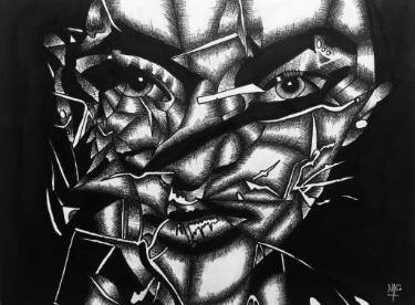 375x276 eyes of intense beauty drawing - Gothic Art Drawings