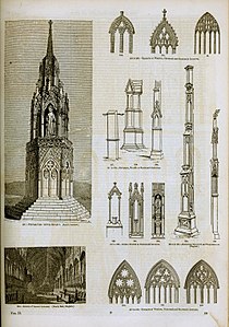 210x299 gothic revival architecture - Gothic Art Drawings