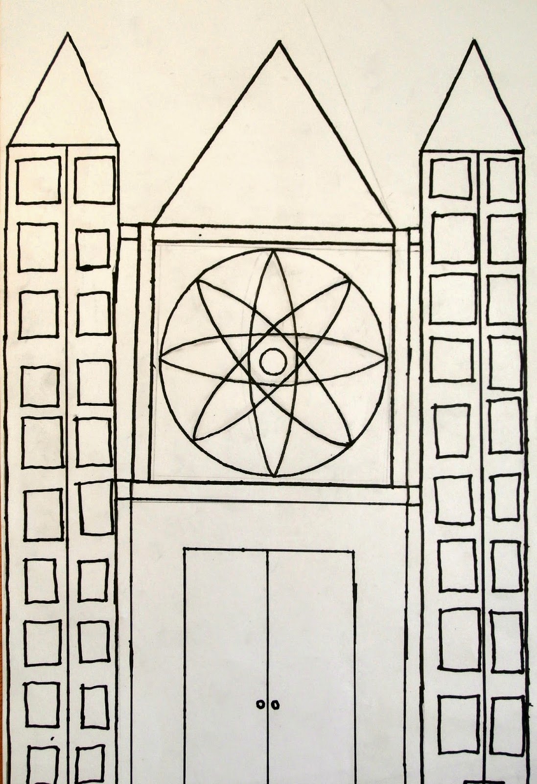 1097x1600 romanesque and gothic architecture mrs k's smartists - Gothic Art Drawings