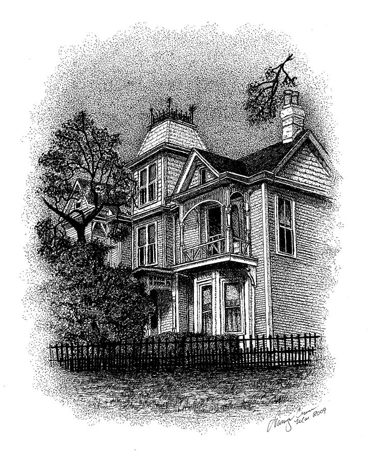 721x900 gothic house drawing - Gothic Castle Drawing