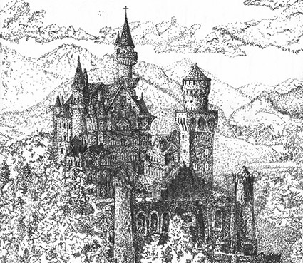 Gothic Castle Drawing at PaintingValley.com | Explore collection of ...