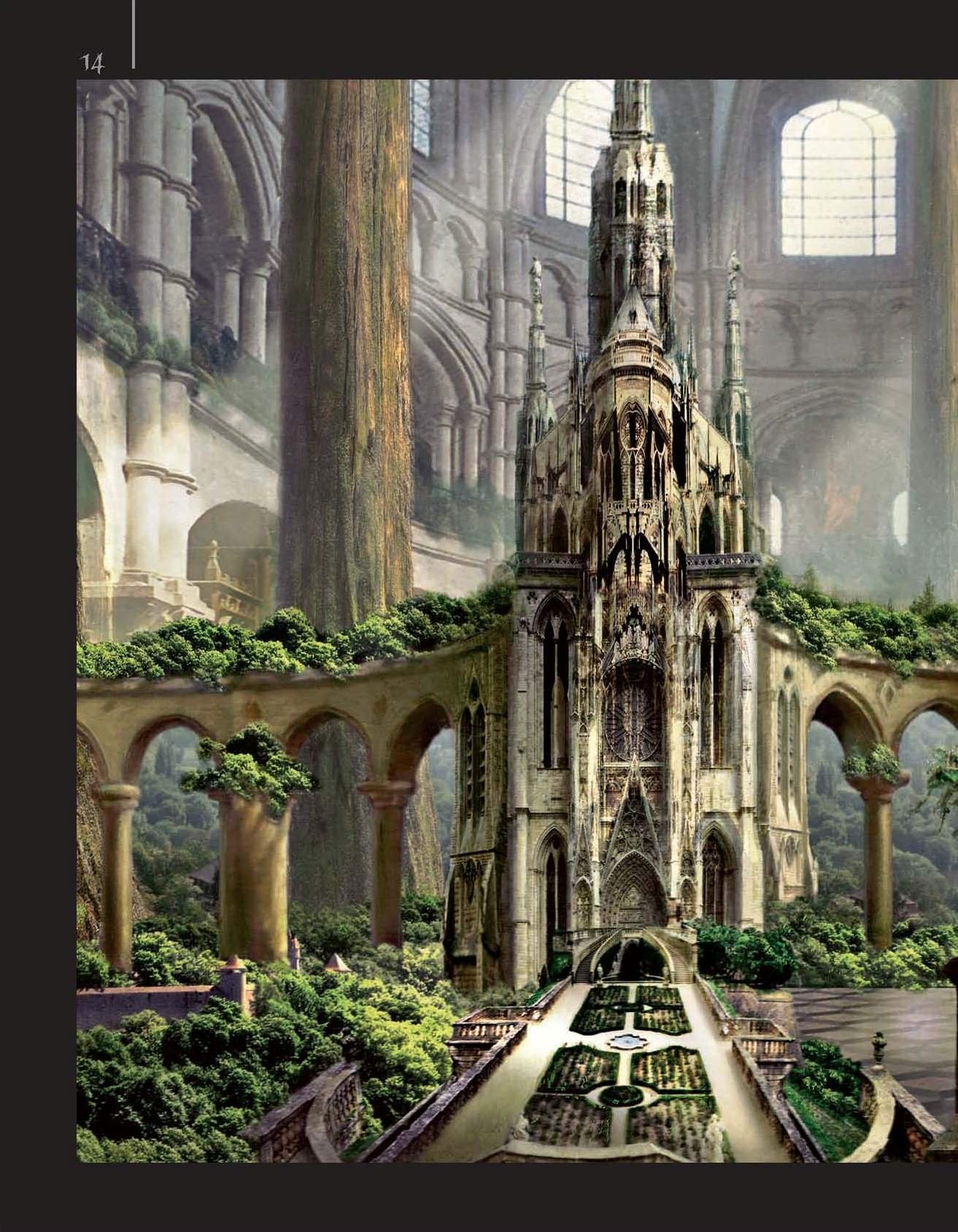 1313x1688 How To Draw And Paint Fantasy Architecture From Ancient Citadels - Gothic Cathedral Drawing