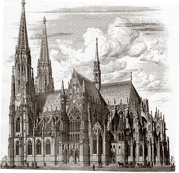 Gothic Cathedral Drawing at PaintingValley.com | Explore collection of ...