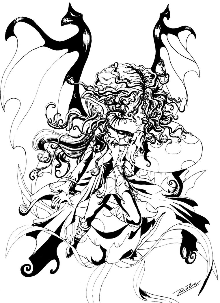 762x1048 Collection Of 'gothic Fairy Drawing' Download More Than Images - Gothic Fairy Drawings