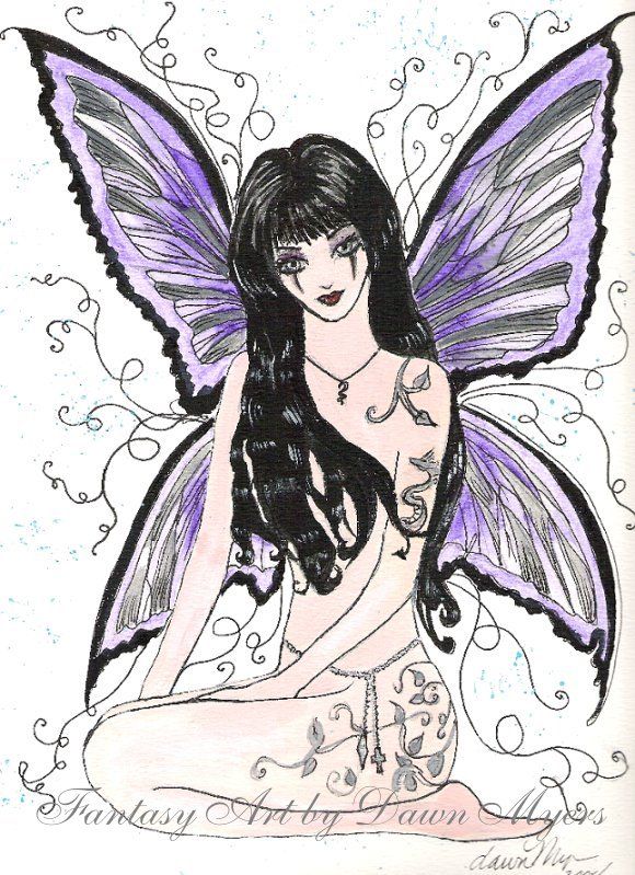 Gothic Fairy Drawings at PaintingValley.com Explore collecti