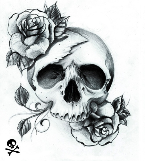 500x556 Gothic Rose Drawing Amazing Drawing Skill - Gothic Rose Drawing