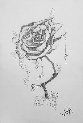 269x400 rose drawing flowers art gothic tattoo macabre horror - Gothic Rose Drawing