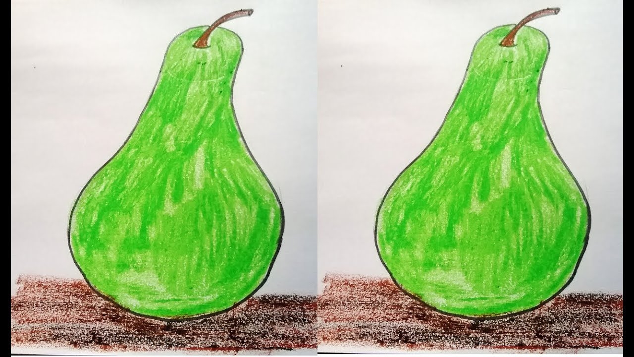 1280x720 how to draw bottle gourd easy for kids easy vegetable drawing - Gourd Drawing