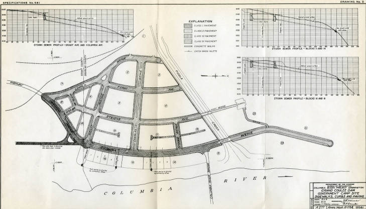729x416 drawing of sidewalk, curves and paving - Government Drawing