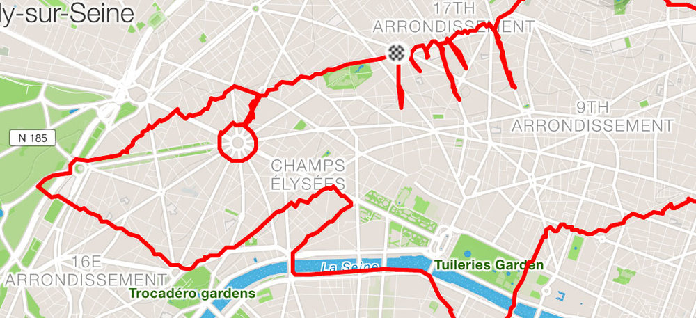 1000x457 stravart yessss de gps drawing dans paris ! - Gps Drawing
