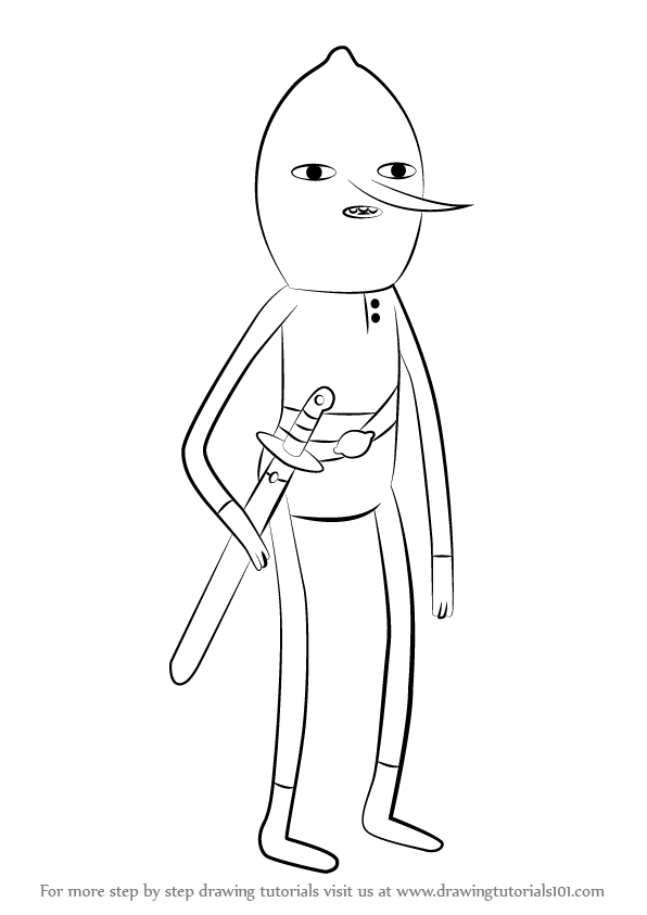 596x843 learn how to draw earl of lemongrab from adventure time - Grab Drawing