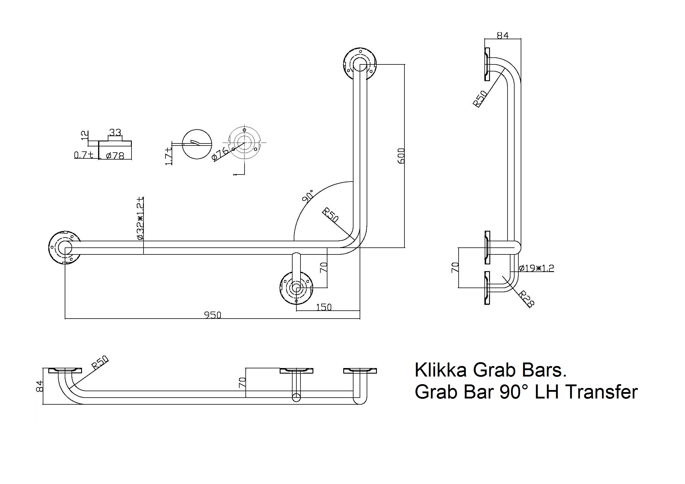 2339x1653 Grab Bar Lh Transfer Great Grab - Grab Drawing