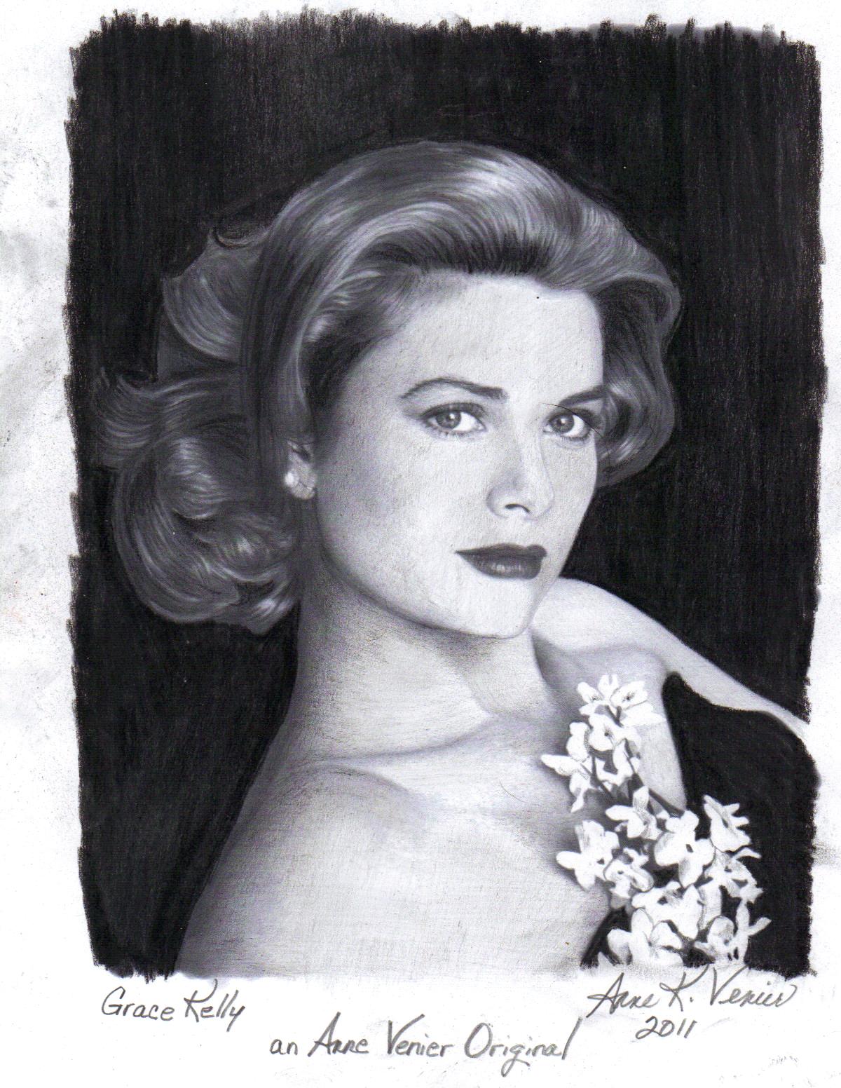 1200x1552 grace kelly annevenier foundmyself - Grace Kelly Drawing