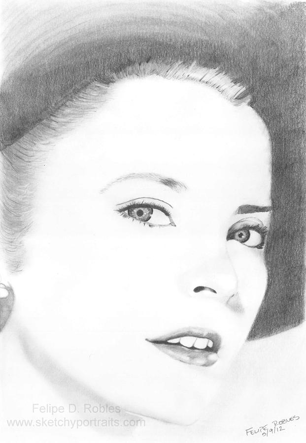 621x900 Grace Kelly Drawing - Grace Kelly Drawing