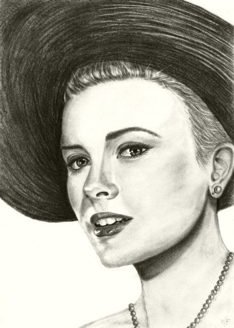 457x640 Grace Kelly Drawing - Grace Kelly Drawing