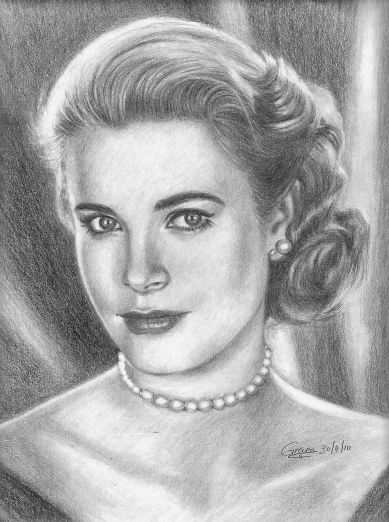 Grace Kelly Drawing at PaintingValley.com | Explore collection of Grace ...