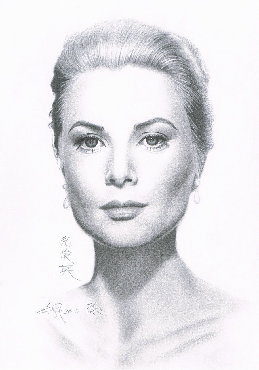 900x1283 Grace Kelly - Grace Kelly Drawing