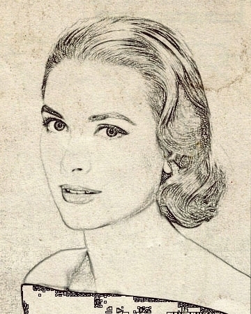 360x450 Grace Kelly Images Grace Kelly Wallpaper And Background Photos - Grace Kelly Drawing
