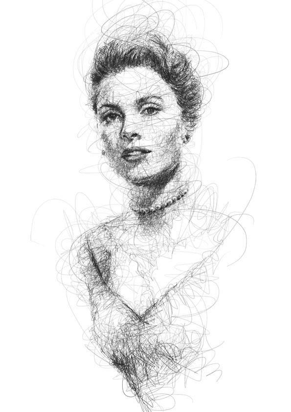 Grace Kelly Drawing at PaintingValley.com | Explore collection of Grace ...