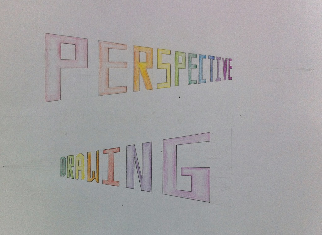 1024x747 Grade Seven Perspective Drawing Homeschooling Waldorf Has - Grade Drawing