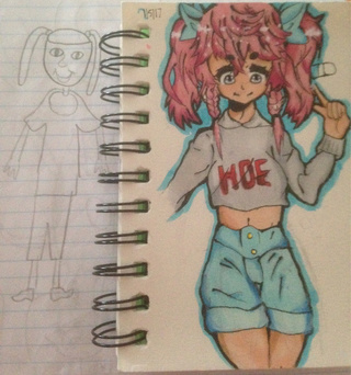 320x342 So This Is The Re Draw The Left Drawing Was Drawn - Grade Drawing