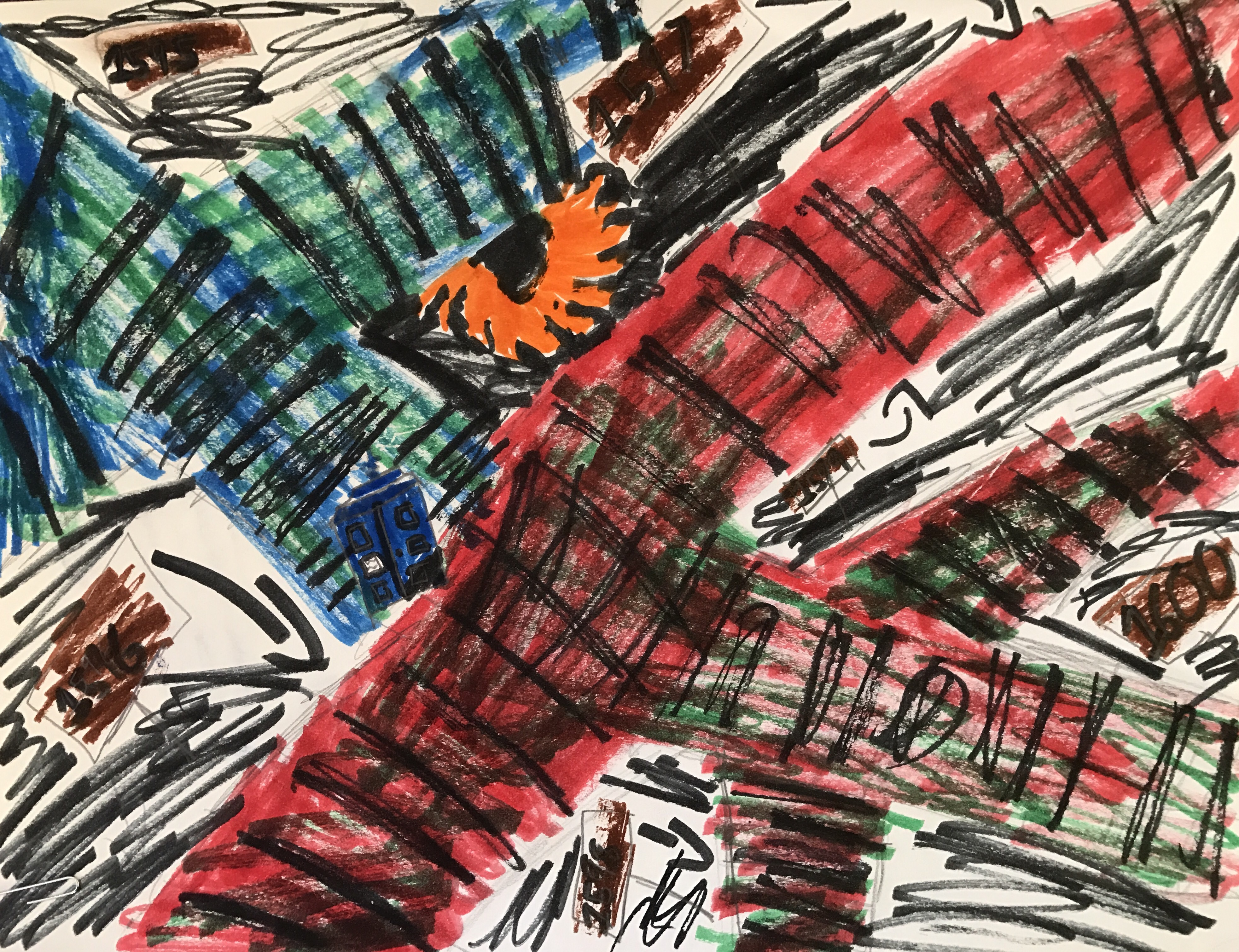 3930x3021 Wibbly Wobbly Timey Wimey Grade Drawing - Grade Drawing