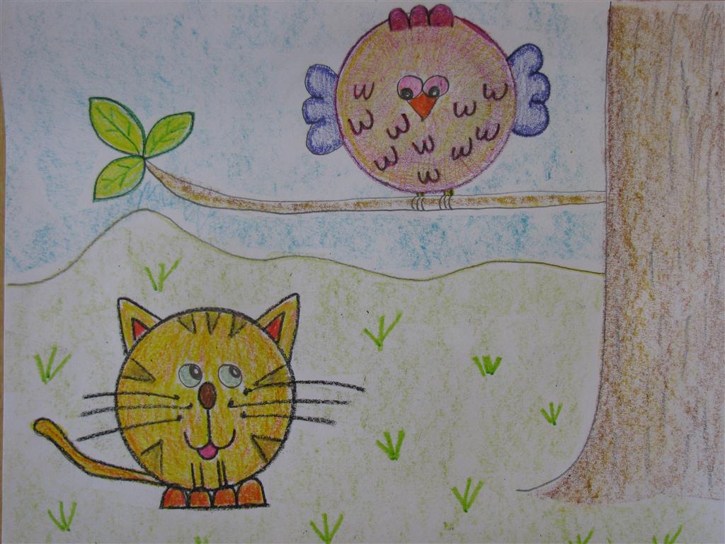 1024x768 Art Makes Kids Smart First Grade Using Line And Shape To Create - Grade Drawing