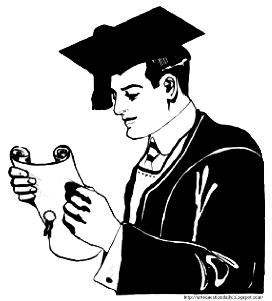555x614 graduate drawing easy transparent png clipart free download - Graduation Drawing