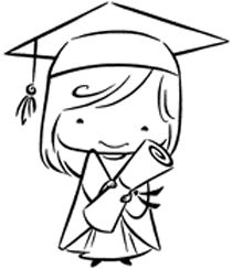 210x244 how to draw a graduation cap - Graduation Drawing