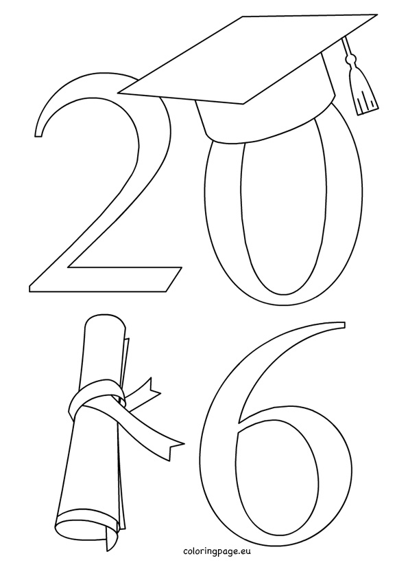 595x822 graduation drawings graduation coloring pages - Graduation Drawing Ideas
