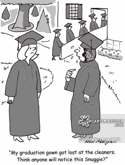 400x526 graduation gown cartoons and comics - Graduation Gown Drawing