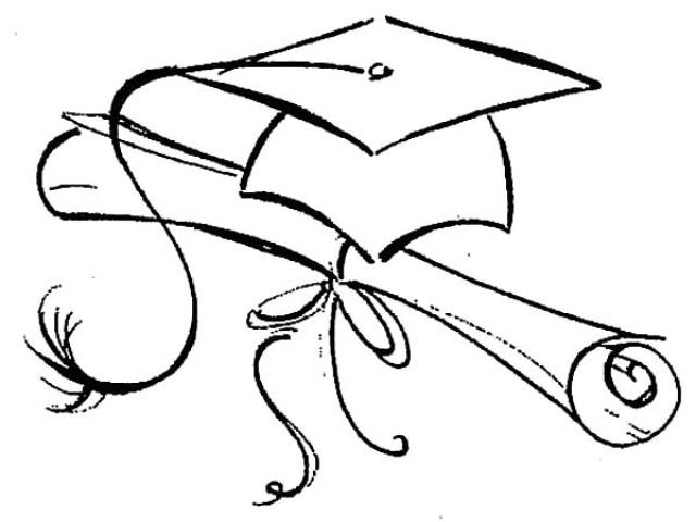 640x480 graduation hat drawing - Graduation Hat Drawing