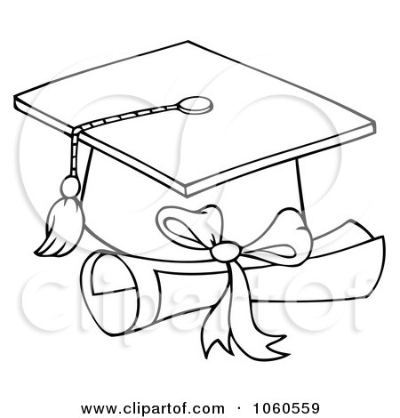 450x470 graduation hat drawing - Graduation Hat Drawing
